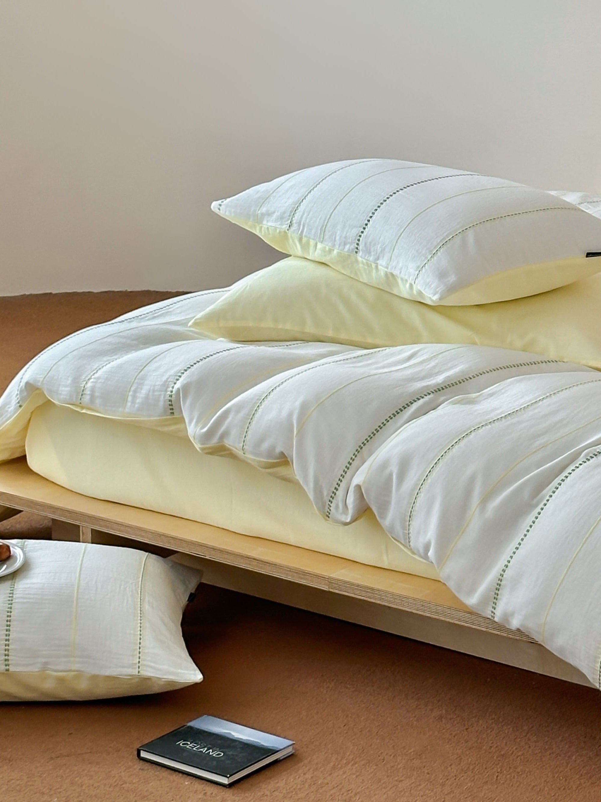Pearline Gauze Jacquard Duvet Cover original reference image 13