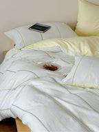 Pearline Gauze Jacquard Duvet Cover original reference image 14