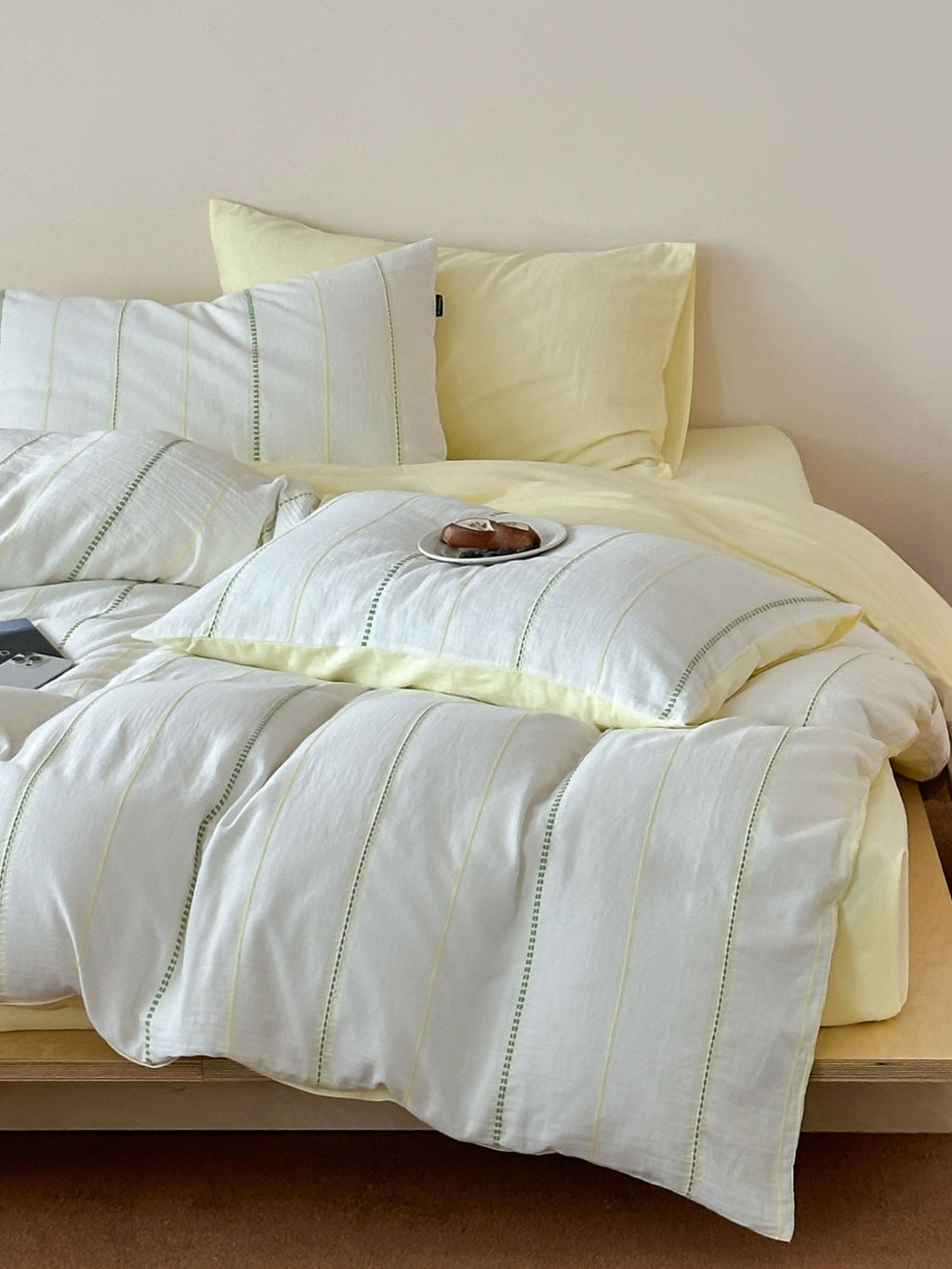 Pearline Gauze Jacquard Duvet Cover original reference image 15