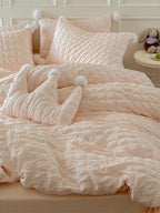 Pom Cloud Cotton Seersucker Duvet Cover original reference image 10