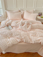 Pom Cloud Cotton Seersucker Duvet Cover original reference image 11