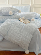 Pom Cloud Cotton Seersucker Duvet Cover original reference image 15