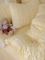 Pom Cloud Cotton Seersucker Duvet Cover original reference image 20