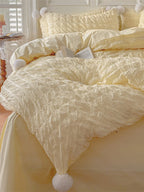 Pom Cloud Cotton Seersucker Duvet Cover original reference image 21