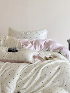 Ribbon Dot Tencel Duvet Cover original reference image 5