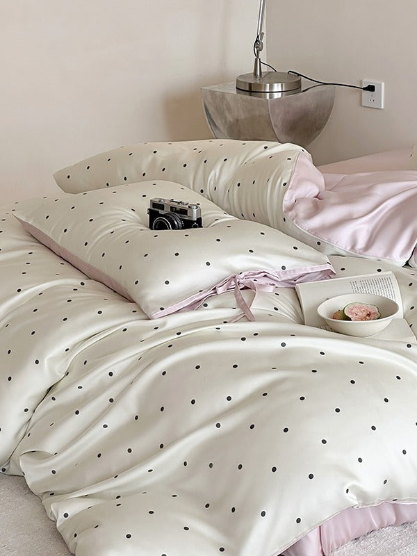 Ribbon Dot Tencel Duvet Cover original reference image 6