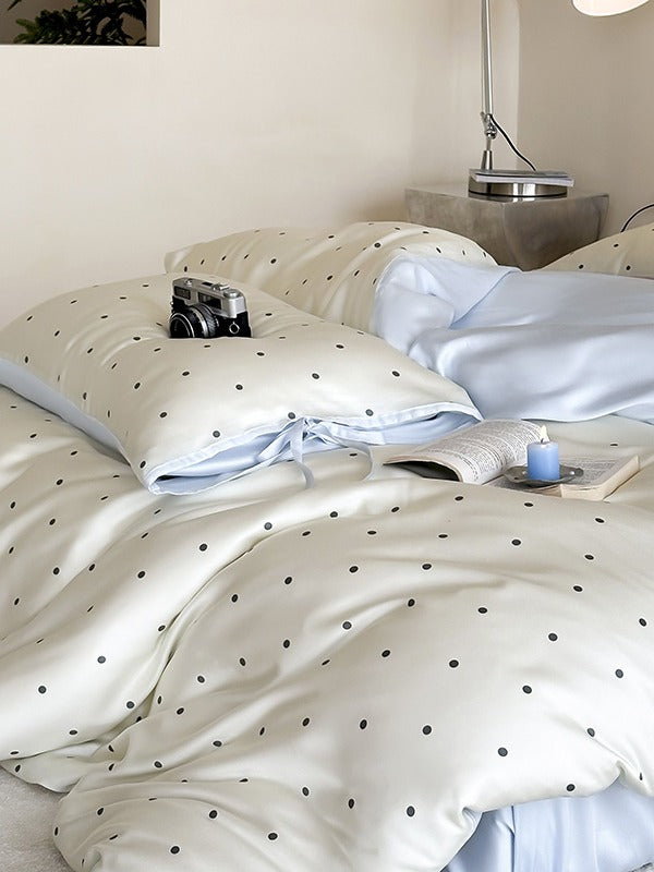 Ribbon Dot Tencel Duvet Cover original reference image 15