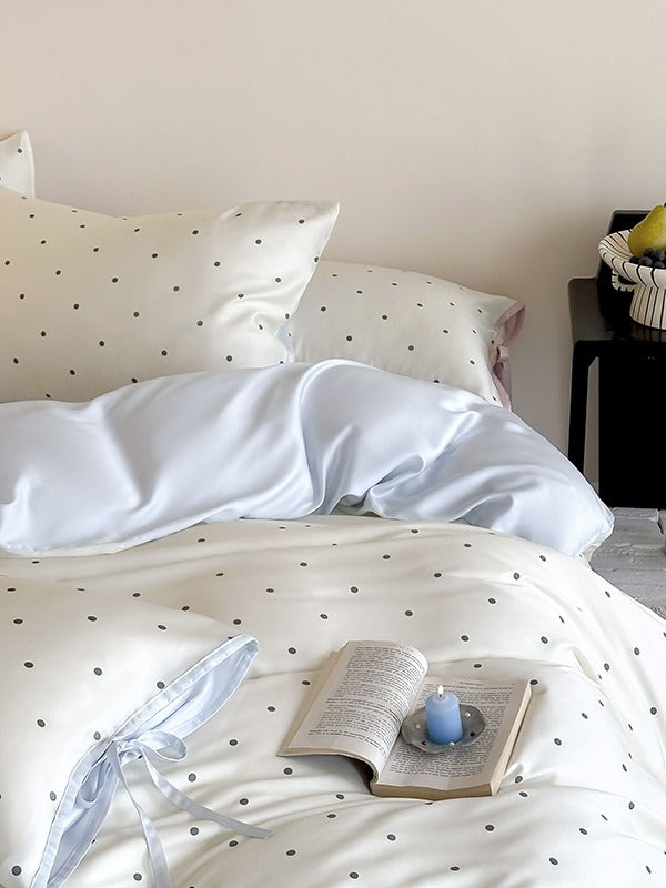 Ribbon Dot Tencel Duvet Cover original reference image 16