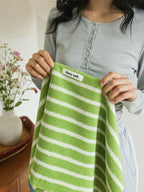 Ribbon Stripe Cotton Bath Towel original reference image 6