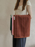 Ridge Stripe Cotton Bath Towel original reference image 1