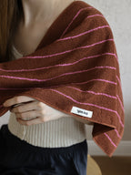 Ridge Stripe Cotton Bath Towel original reference image 3