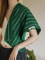Ridge Stripe Cotton Bath Towel original reference image 9