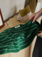 Ridge Stripe Cotton Bath Towel original reference image 11
