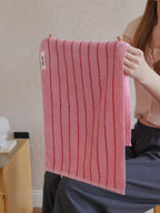 Ridge Stripe Cotton Bath Towel original reference image 14