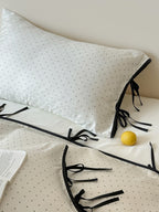 Riviera Bow Dot Tencel Duvet Cover original reference image 9