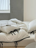 Riviera Bow Dot Tencel Duvet Cover original reference image 10