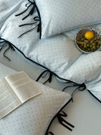 Riviera Bow Dot Tencel Duvet Cover original reference image 14