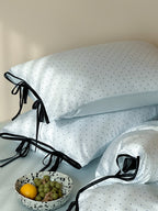 Riviera Bow Dot Tencel Duvet Cover original reference image 17