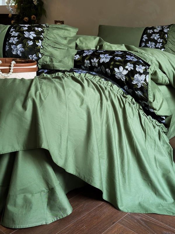 Roma Garden Cotton Jacquard Duvet Cover original reference image 2