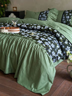 Roma Garden Cotton Jacquard Duvet Cover original reference image 5