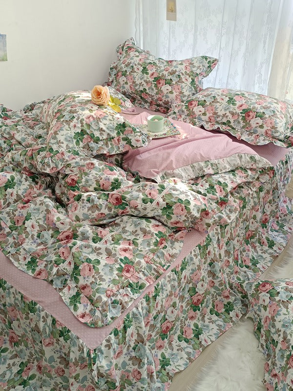 Rosefield Printed Cotton Duvet Cover original reference image 3