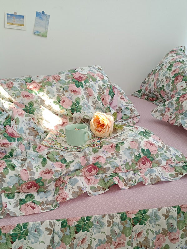 Rosefield Printed Cotton Duvet Cover original reference image 6