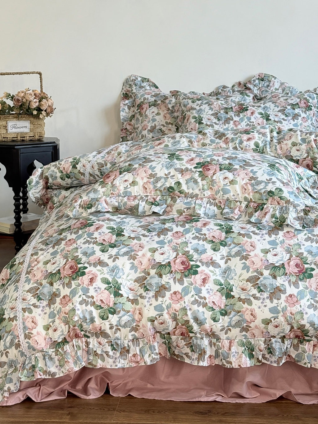 Rosefield Printed Cotton Duvet Cover original reference image 7