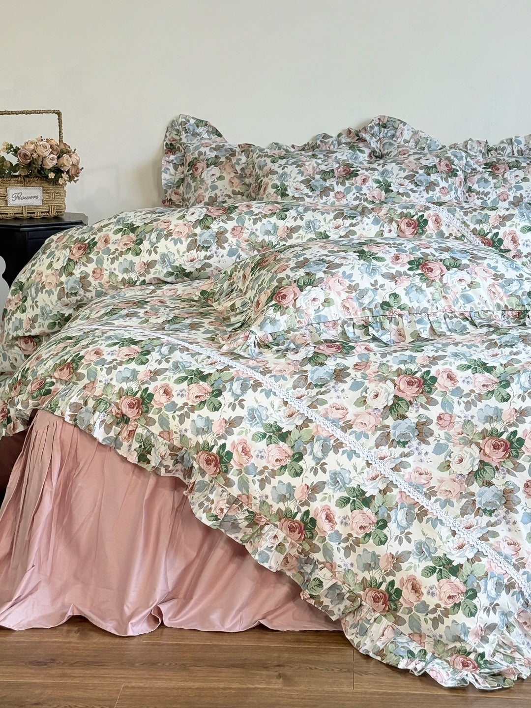Rosefield Printed Cotton Duvet Cover original reference image 8