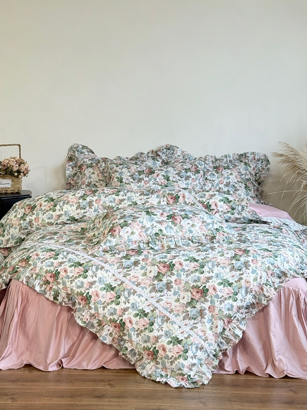 Rosefield Printed Cotton Duvet Cover original reference image 9