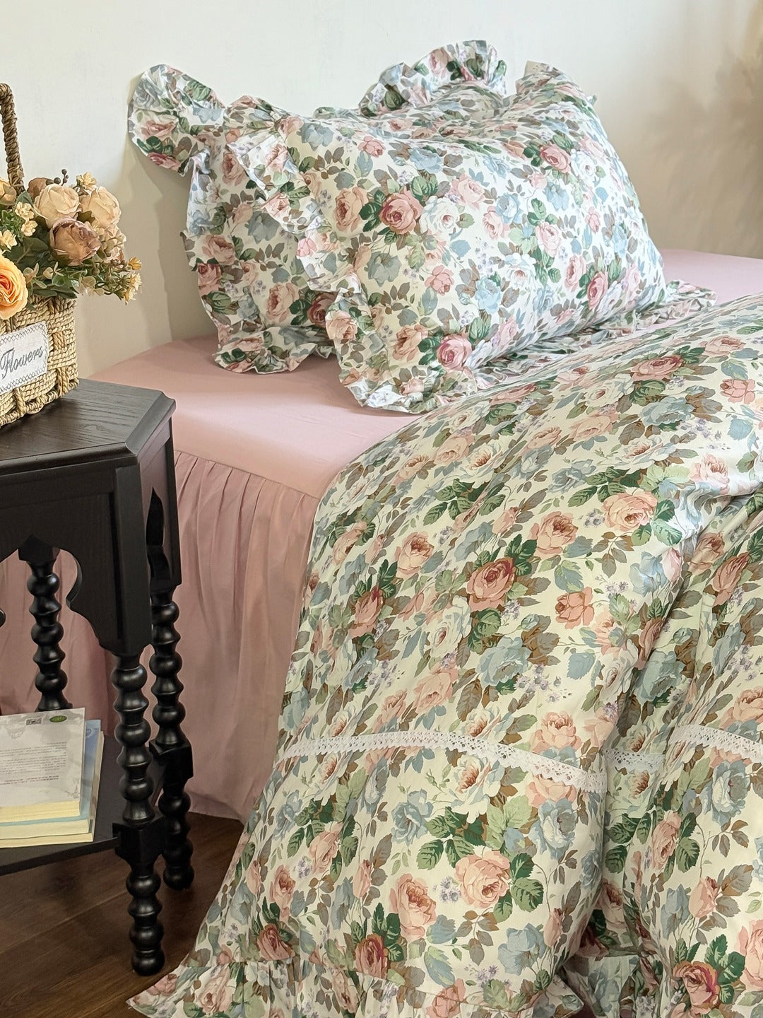 Rosefield Printed Cotton Duvet Cover original reference image 12