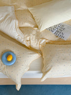 Ruffle Edge Clip Jacquard Cotton Duvet Cover original reference image 1