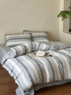 Silver Mist Jacquard Cotton Duvet Cover original reference image 2