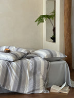 Silver Mist Jacquard Cotton Duvet Cover original reference image 7