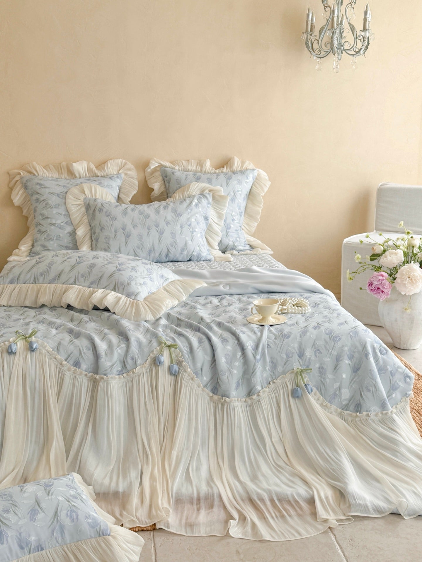Sky Tulip Veil Comforter Set original reference image 2