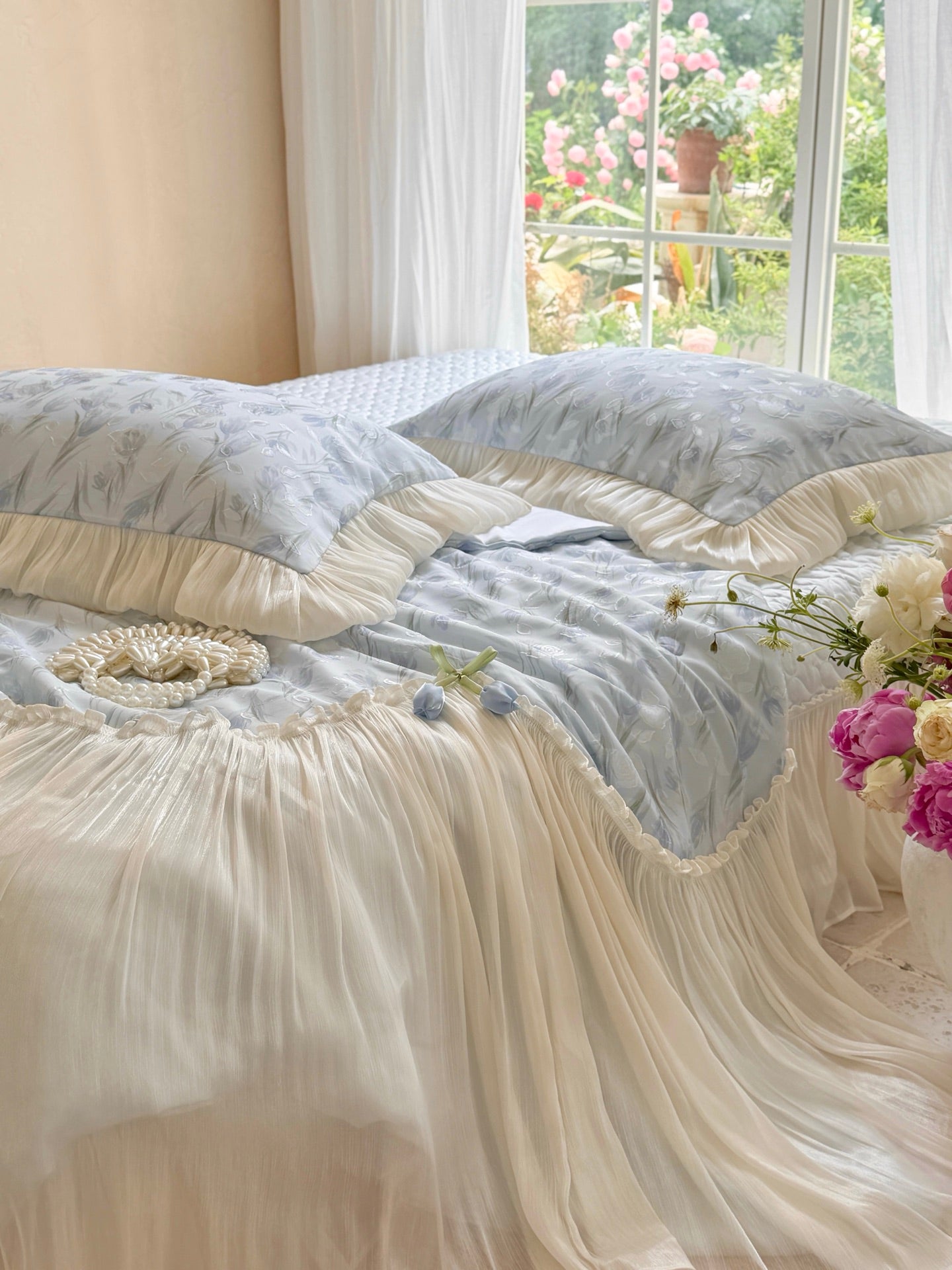 Sky Tulip Veil Comforter Set original reference image 5