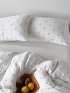 Snowfall Clip Jacquard Cotton Duvet Cover original reference image 2