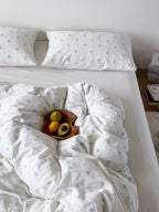 Snowfall Clip Jacquard Cotton Duvet Cover original reference image 6