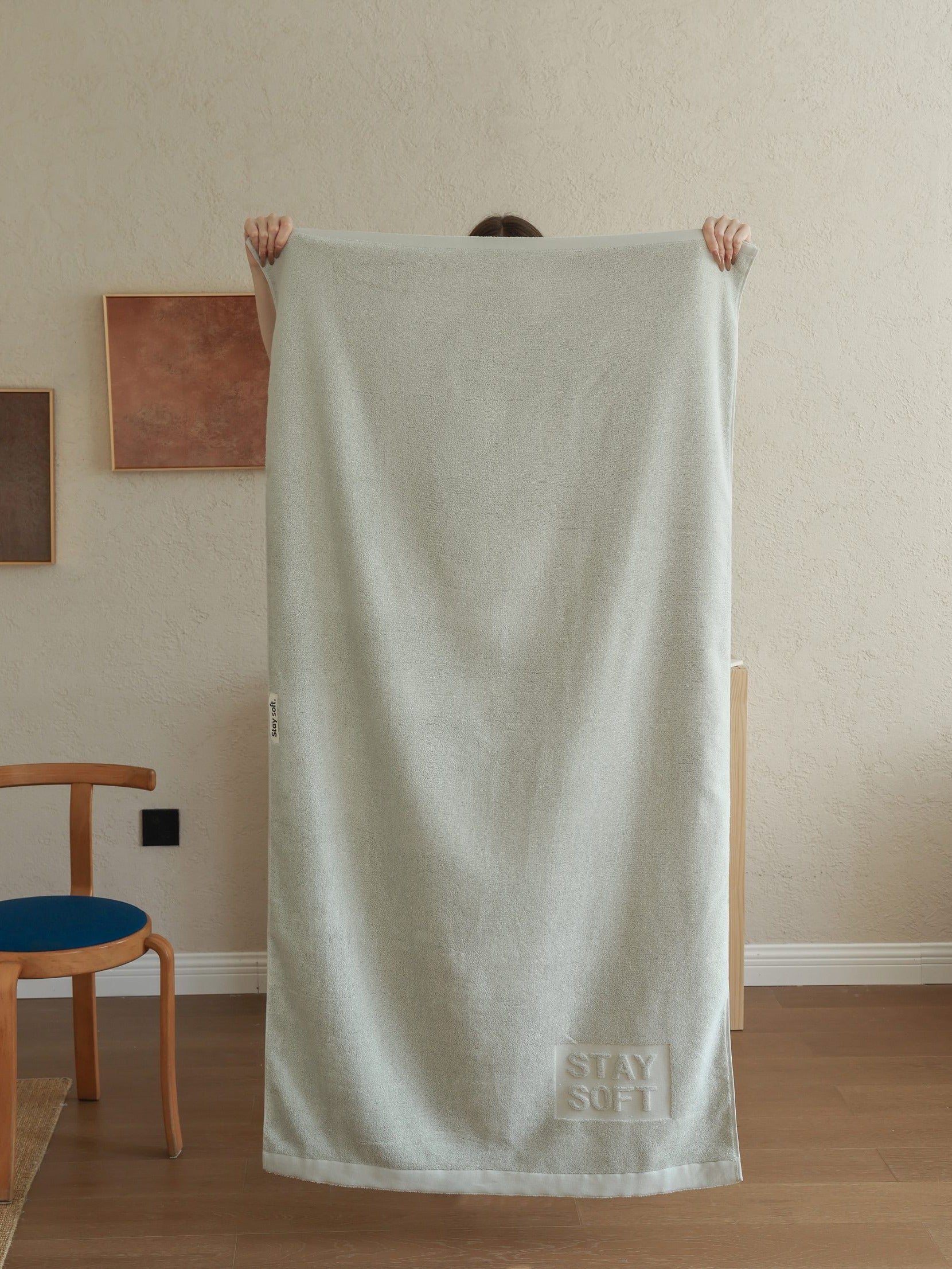 Spa Embossed Cotton Bath Towel original reference image 6