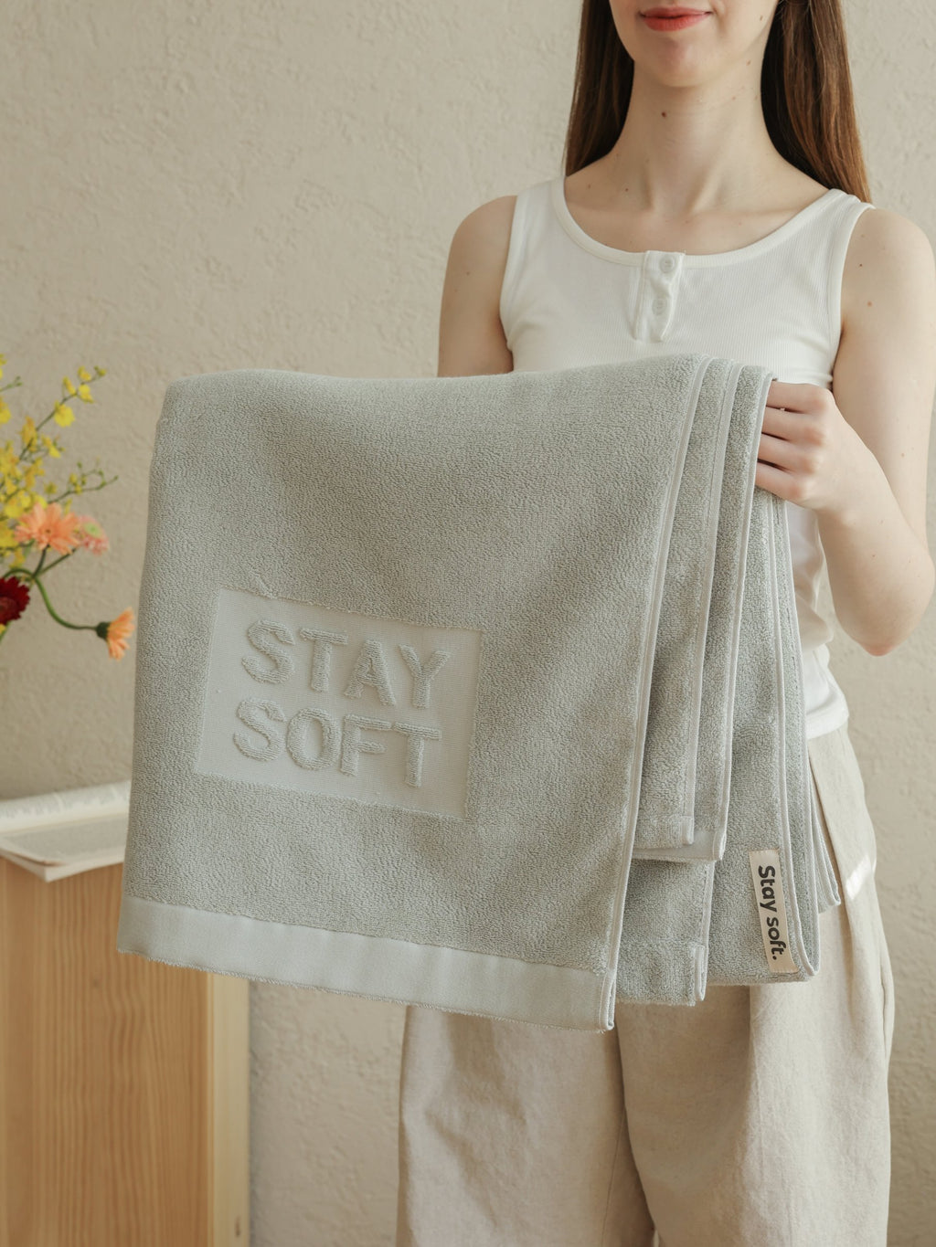 Spa Embossed Cotton Bath Towel original reference image 7