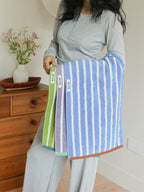 Stacked Stripe Cotton Bath Towel original reference image 2