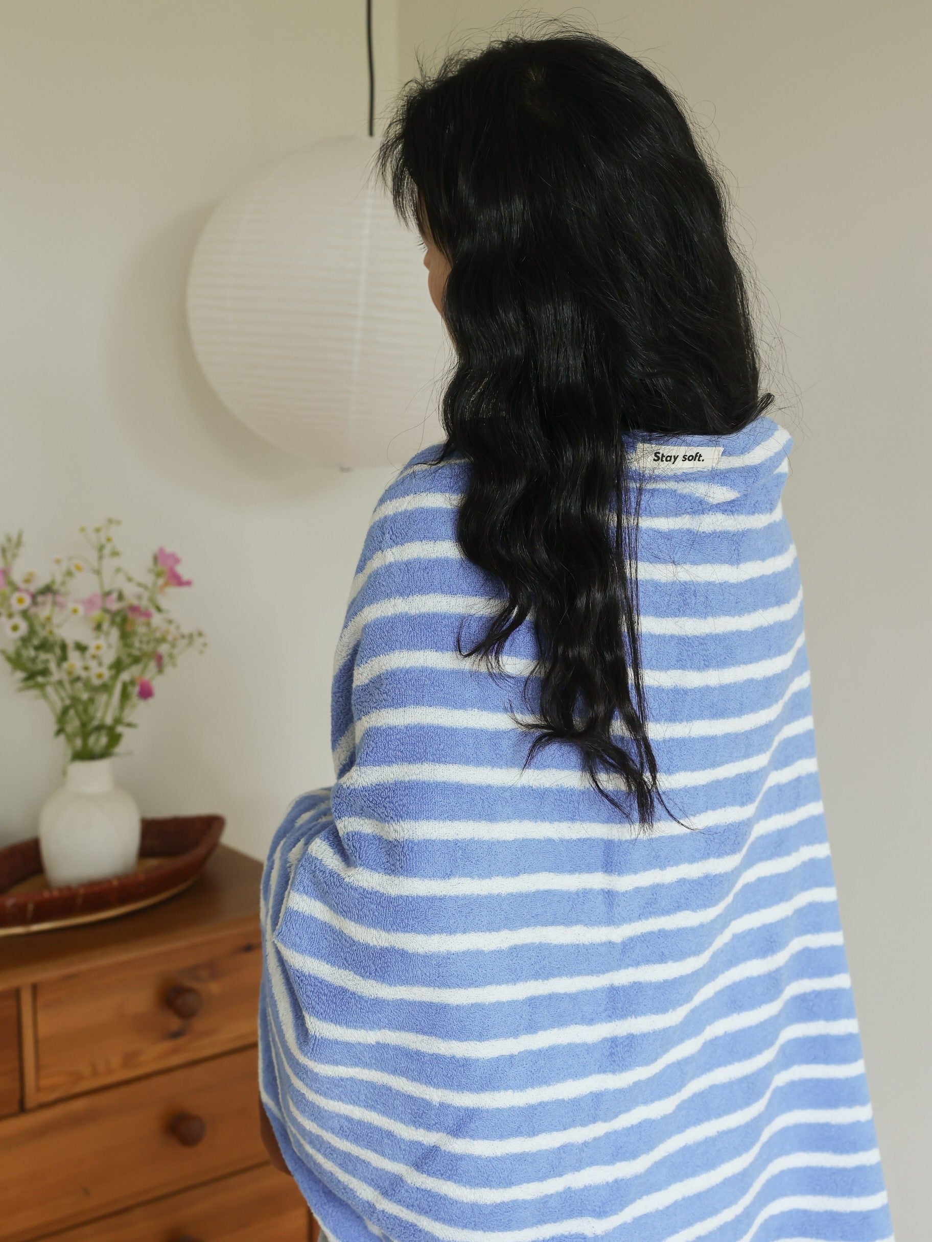 Stacked Stripe Cotton Bath Towel original reference image 4