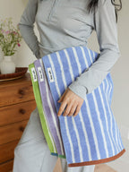 Stacked Stripe Cotton Bath Towel original reference image 7