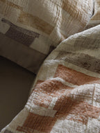 Terra Mosaic Cotton Jacquard Duvet Cover original reference image 4