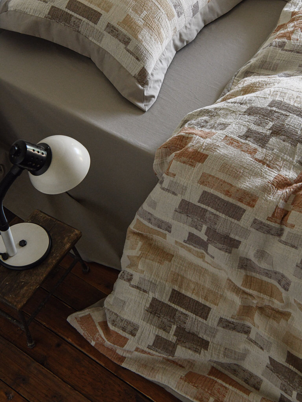 Terra Mosaic Cotton Jacquard Duvet Cover original reference image 5