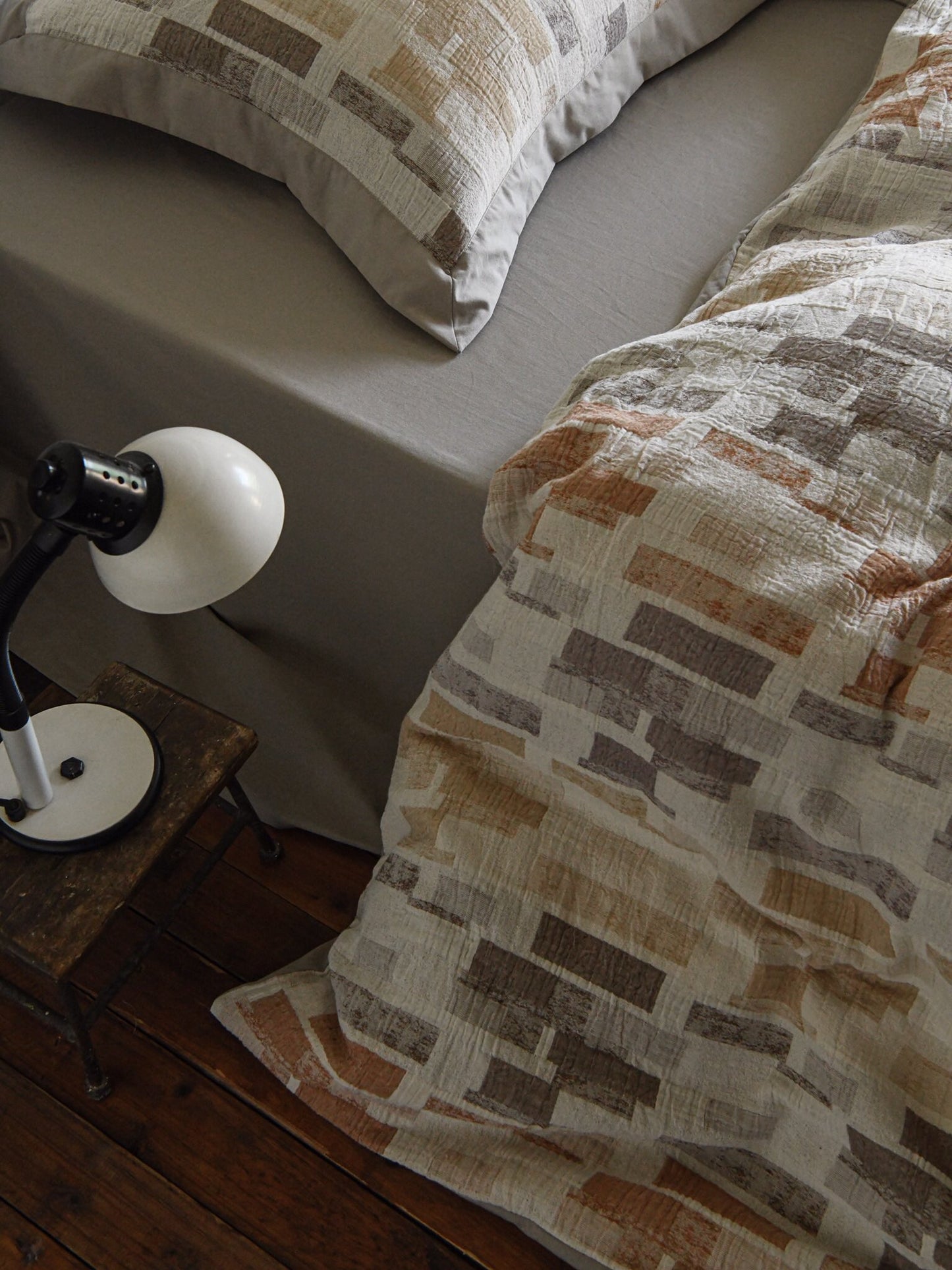 Terra Mosaic Cotton Jacquard Duvet Cover original reference image 5