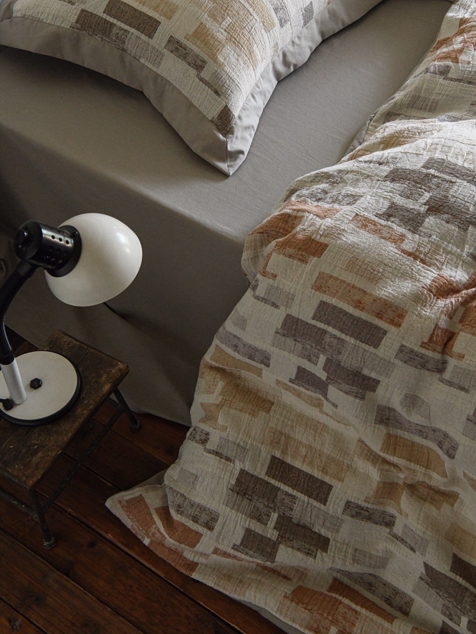 Terra Mosaic Cotton Jacquard Duvet Cover original reference image 5