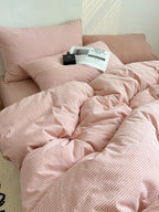 Tivoli Mini Gingham Washed Cotton Duvet Cover original reference image 4
