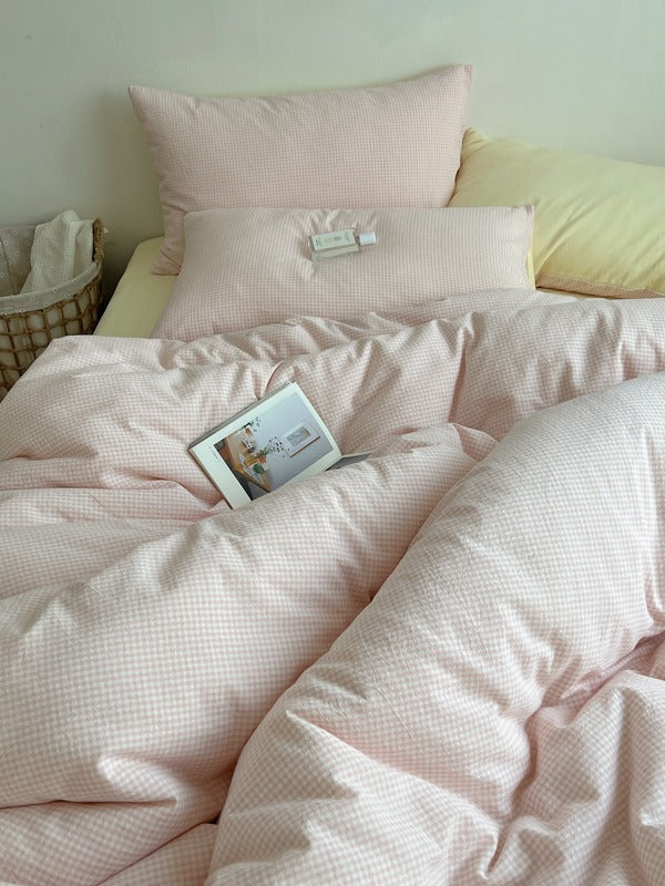 Tivoli Mini Gingham Washed Cotton Duvet Cover original reference image 21