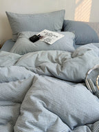 Tivoli Mini Gingham Washed Cotton Duvet Cover original reference image 33