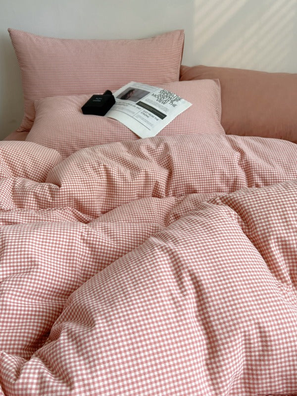 Tivoli Mini Gingham Washed Cotton Duvet Cover original reference image 34